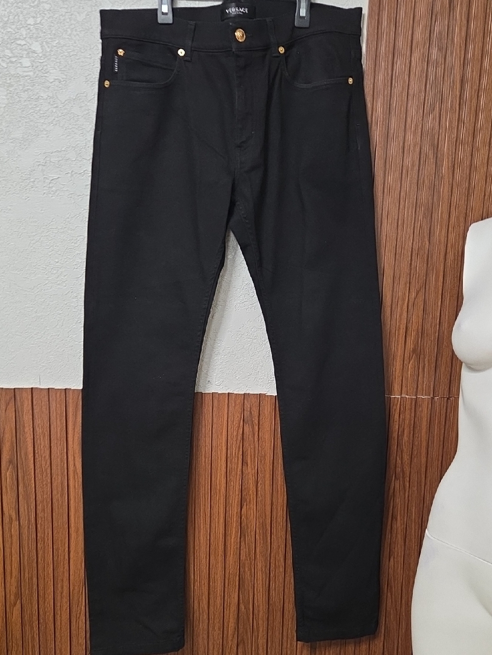 Versace Men’s Black Slim Jeans